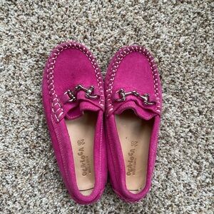 Oca Loca Pink Suede Girls Shoes Size 26